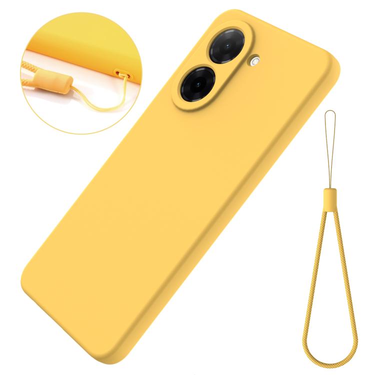 For Redmi A5 4G 171.7mm / Poco C71 Solid Color Liquid Silicone Dropproof Full Coverage Phone Case
