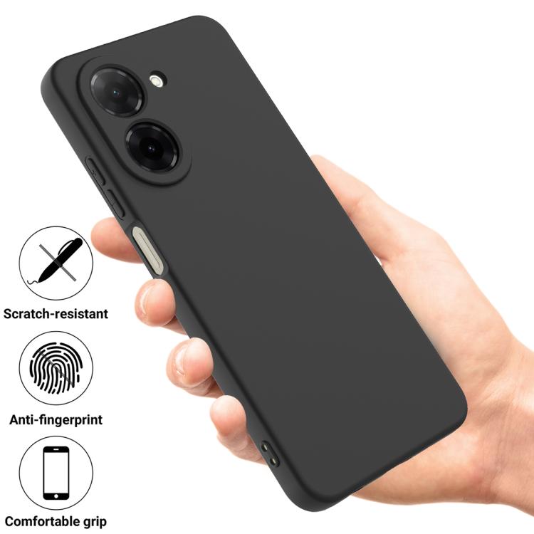 For Redmi A5 4G 171.7mm / Poco C71 Solid Color Liquid Silicone Dropproof Full Coverage Phone Case