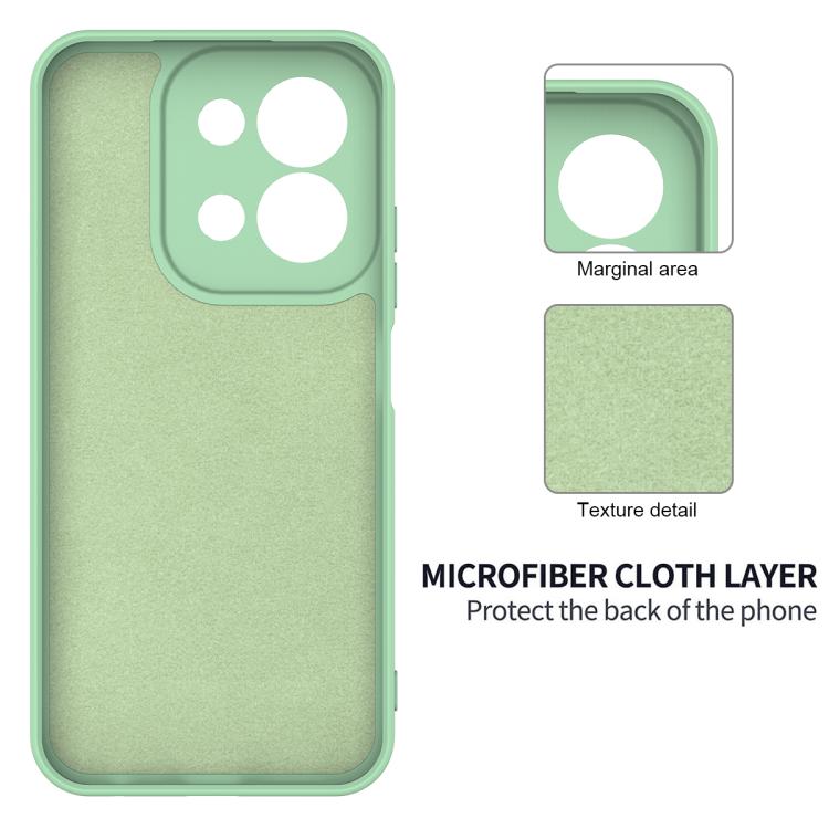 For Redmi 15C 5G / 4G Global 171mm Solid Color Liquid Silicone Dropproof Full Coverage Phone Case
