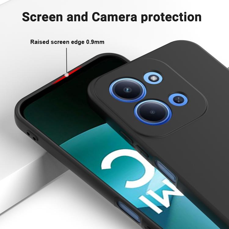 For Redmi 15C 5G / 4G Global 171mm Solid Color Liquid Silicone Dropproof Full Coverage Phone Case