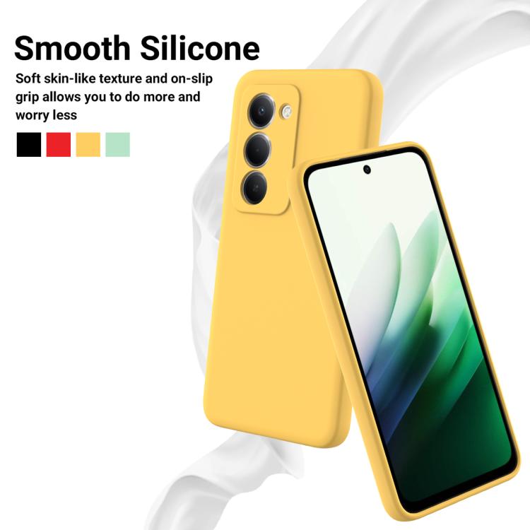For Redmi 15 5G / 4G EU 171mm Solid Color Liquid Silicone Dropproof Full Coverage Phone Case