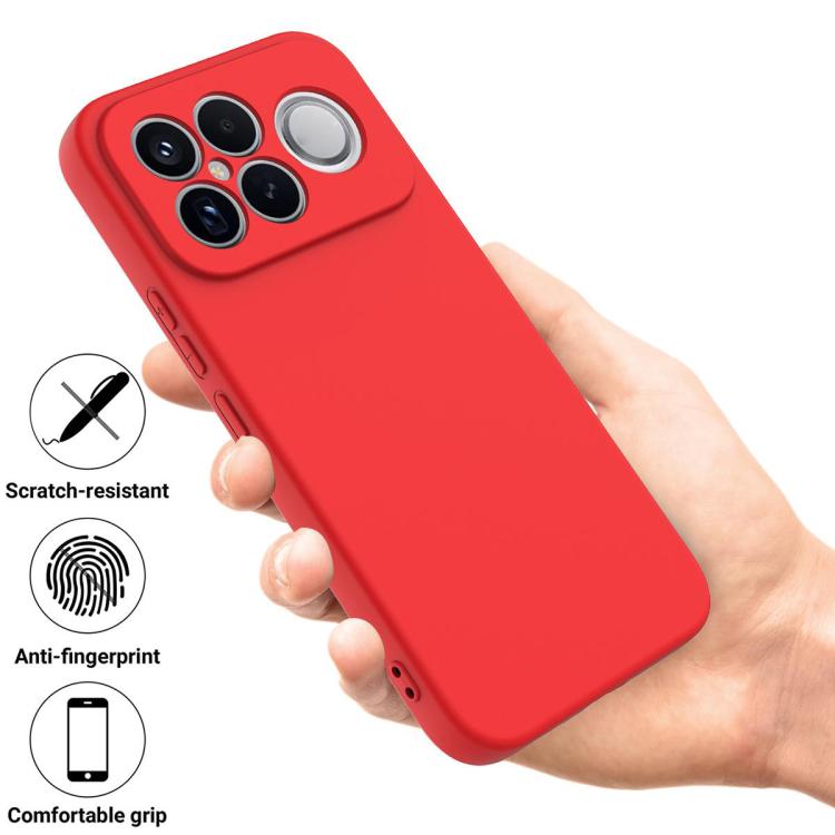 For Redmi K90 Pro Max / Poco F8 Ultra Solid Color Liquid Silicone Dropproof Full Coverage Phone Case