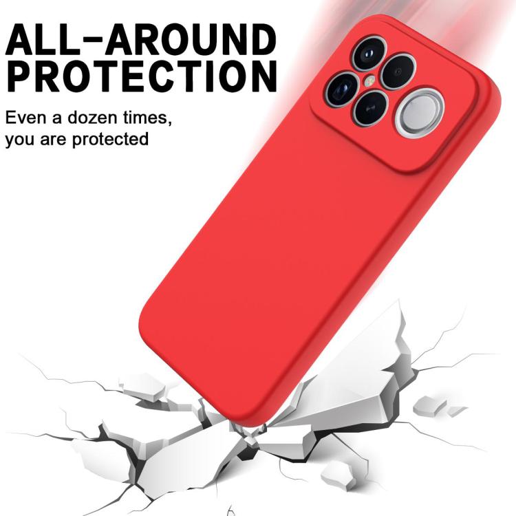 For Redmi K90 Pro Max / Poco F8 Ultra Solid Color Liquid Silicone Dropproof Full Coverage Phone Case