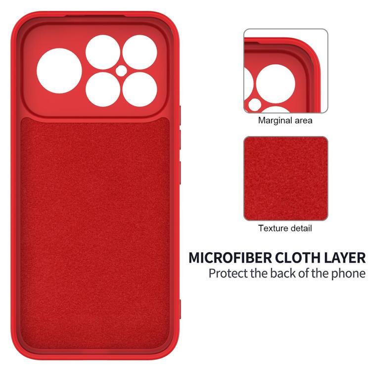 For Redmi K90 Pro Max / Poco F8 Ultra Solid Color Liquid Silicone Dropproof Full Coverage Phone Case