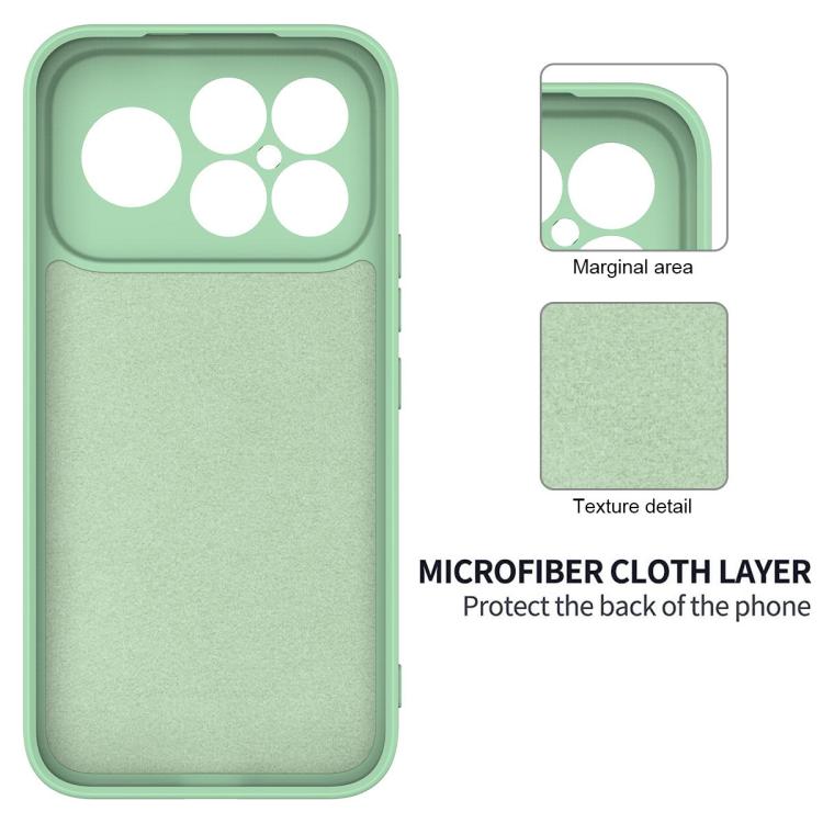 For Redmi K90 Pro Max / Poco F8 Ultra Solid Color Liquid Silicone Dropproof Full Coverage Phone Case