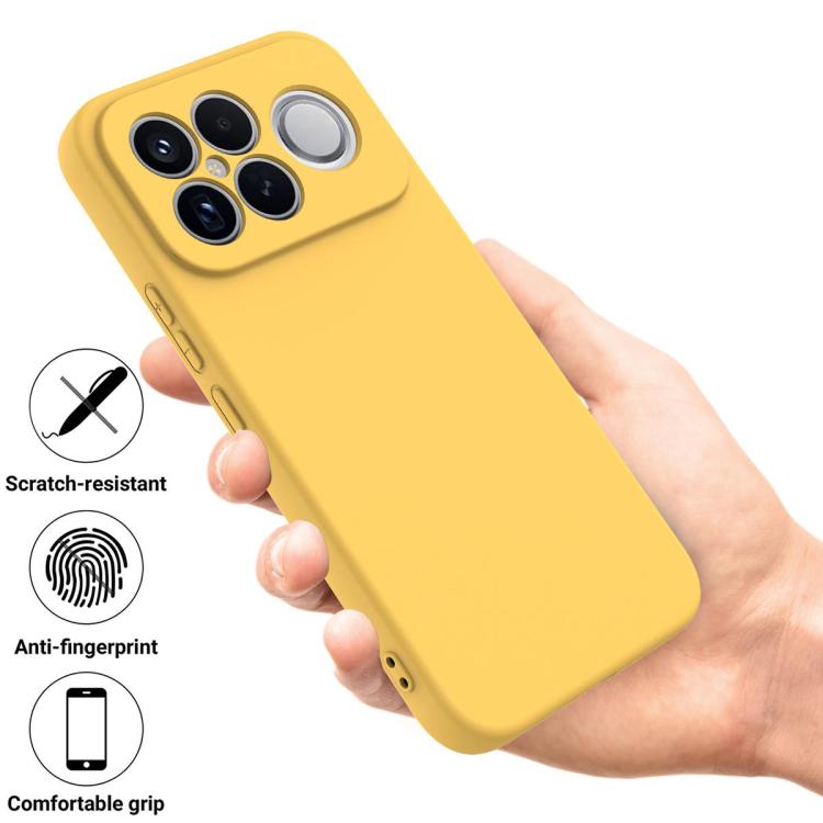 For Redmi K90 Pro Max / Poco F8 Ultra Solid Color Liquid Silicone Dropproof Full Coverage Phone Case