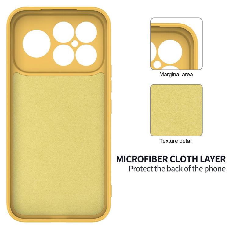 For Redmi K90 Pro Max / Poco F8 Ultra Solid Color Liquid Silicone Dropproof Full Coverage Phone Case