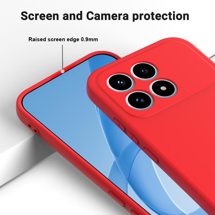 For Redmi K90 / Poco F8 Pro Solid Color Liquid Silicone Dropproof Full Coverage Phone Case