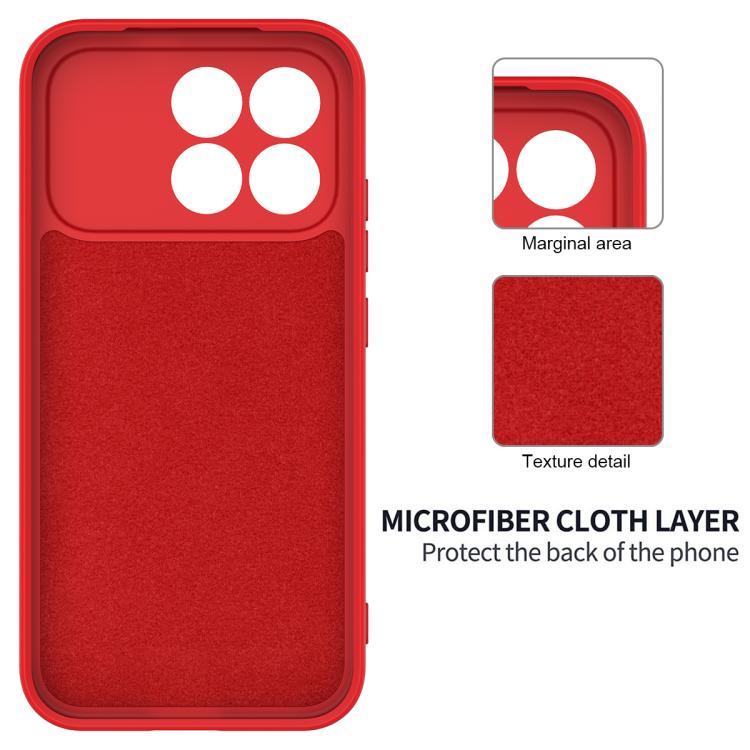 For Redmi K90 / Poco F8 Pro Solid Color Liquid Silicone Dropproof Full Coverage Phone Case