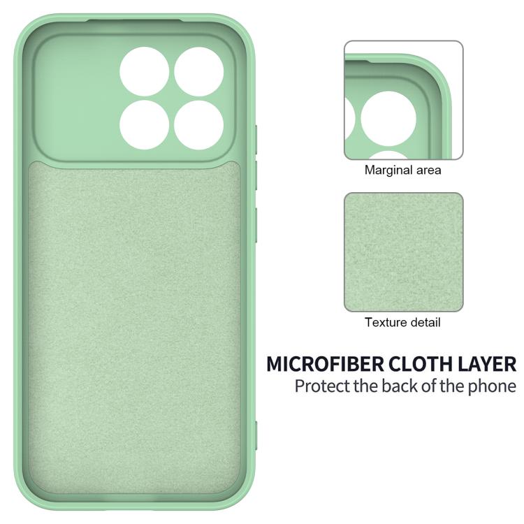 For Redmi K90 / Poco F8 Pro Solid Color Liquid Silicone Dropproof Full Coverage Phone Case