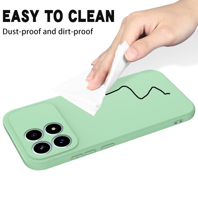 For Redmi K90 / Poco F8 Pro Solid Color Liquid Silicone Dropproof Full Coverage Phone Case