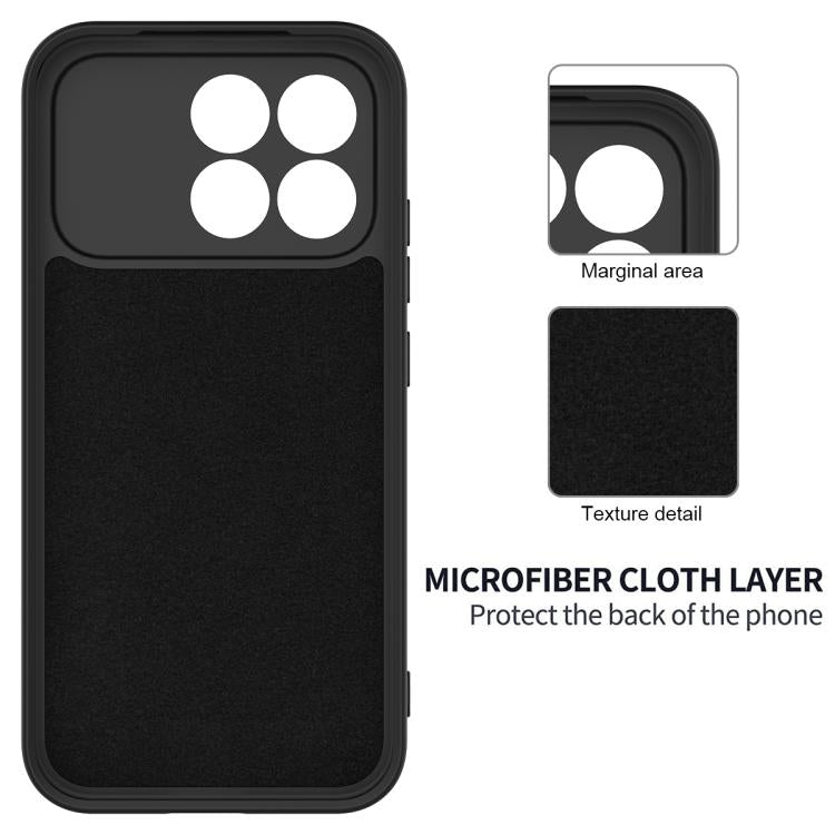 For Redmi K90 / Poco F8 Pro Solid Color Liquid Silicone Dropproof Full Coverage Phone Case
