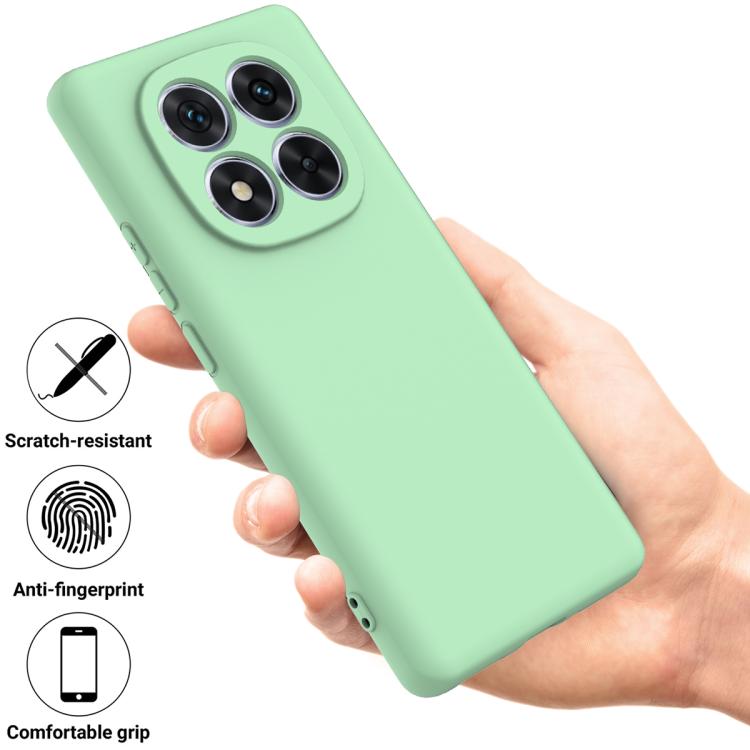For Redmi Note 15 Pro+ 5G / Poco M8 Pro Solid Color Liquid Silicone Dropproof Full Coverage Phone Case
