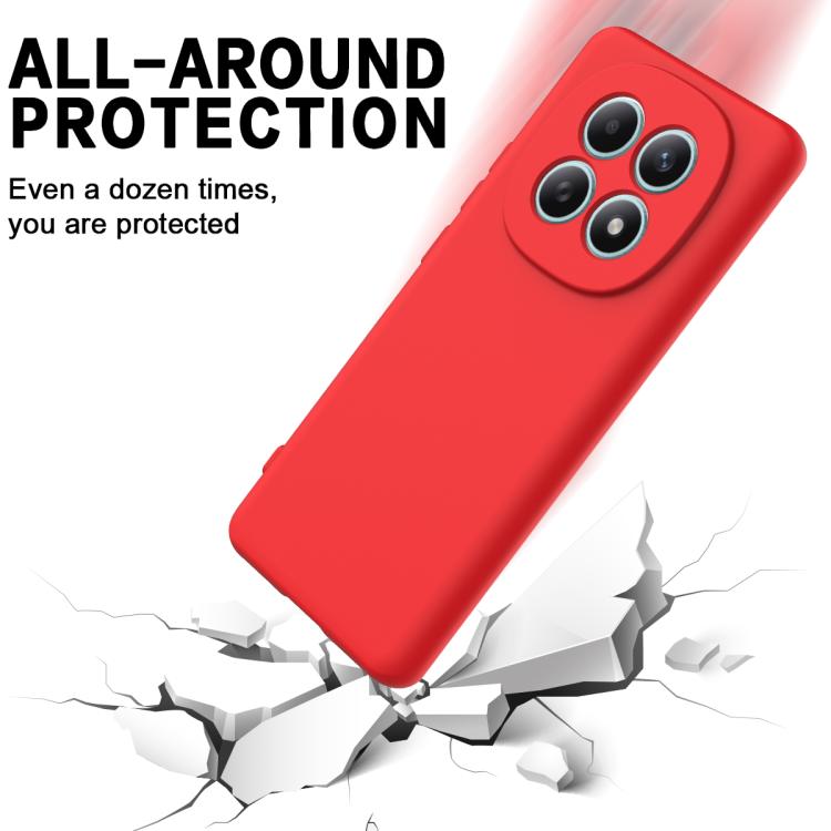For Redmi Note 15 5G 164mm / Poco M8 5G Solid Color Liquid Silicone Dropproof Full Coverage Phone Case
