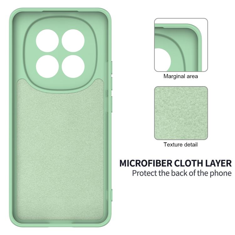 For Redmi Note 15 5G 164mm / Poco M8 5G Solid Color Liquid Silicone Dropproof Full Coverage Phone Case