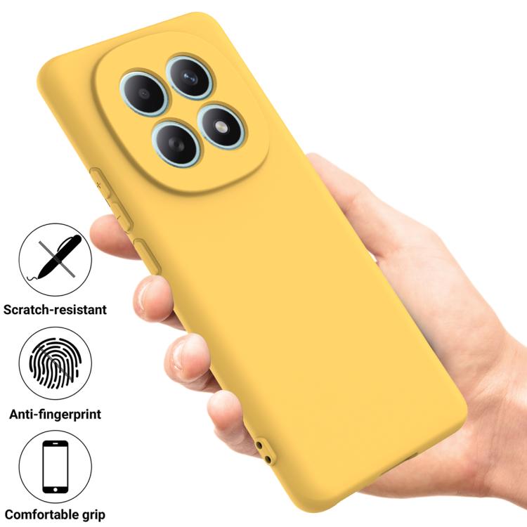 For Redmi Note 15 5G 164mm / Poco M8 5G Solid Color Liquid Silicone Dropproof Full Coverage Phone Case