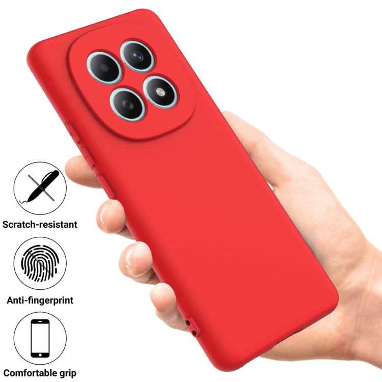 For Redmi Note 15 4G Global 164mm Solid Color Liquid Silicone Dropproof Full Coverage Phone Case