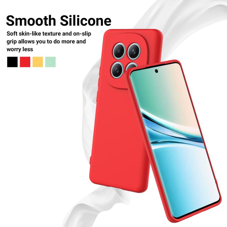 For Redmi Note 15 4G Global 164mm Solid Color Liquid Silicone Dropproof Full Coverage Phone Case