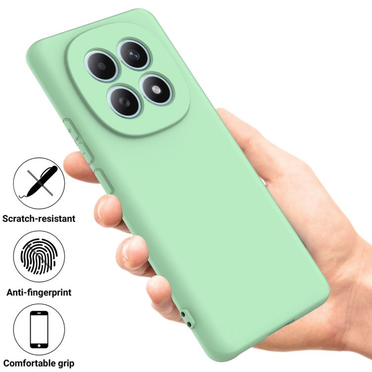 For Redmi Note 15 4G Global 164mm Solid Color Liquid Silicone Dropproof Full Coverage Phone Case