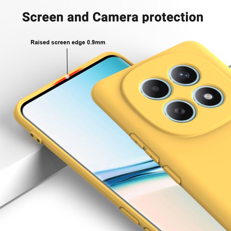 For Redmi Note 15 4G Global 164mm Solid Color Liquid Silicone Dropproof Full Coverage Phone Case