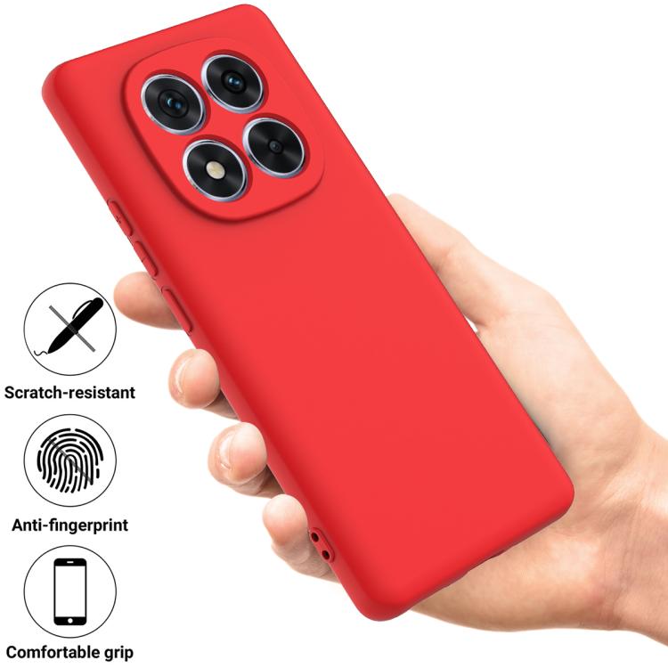 For Redmi Note 15 Pro 4G Global 163.2mm Solid Color Liquid Silicone Dropproof Full Coverage Phone Case