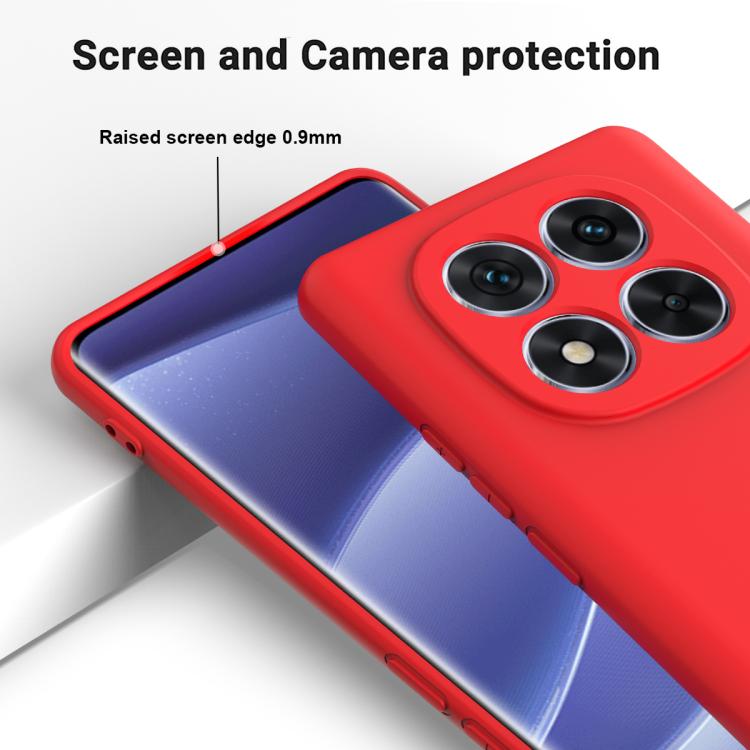 For Redmi Note 15 Pro 4G Global 163.2mm Solid Color Liquid Silicone Dropproof Full Coverage Phone Case