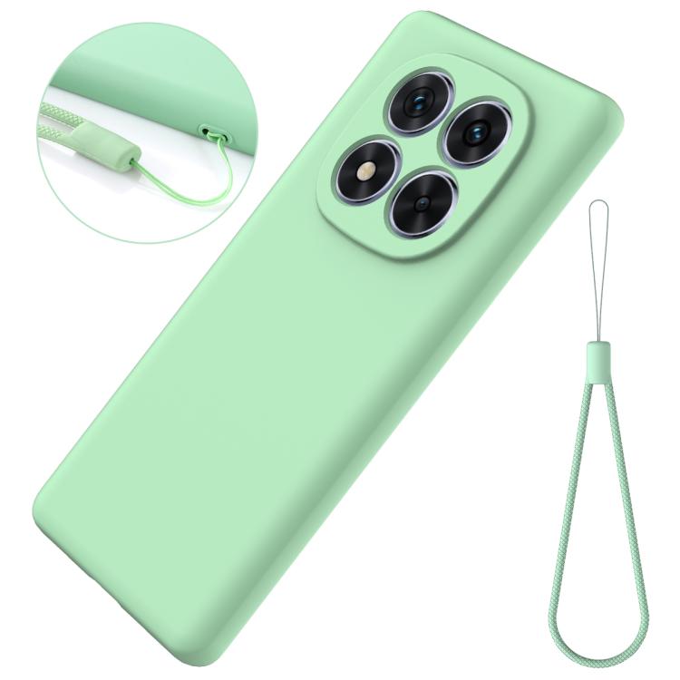 For Redmi Note 15 Pro 5G Global 163.6mm Solid Color Liquid Silicone Dropproof Full Coverage Phone Case
