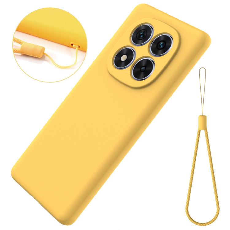 For Redmi Note 15 Pro 5G Global 163.6mm Solid Color Liquid Silicone Dropproof Full Coverage Phone Case