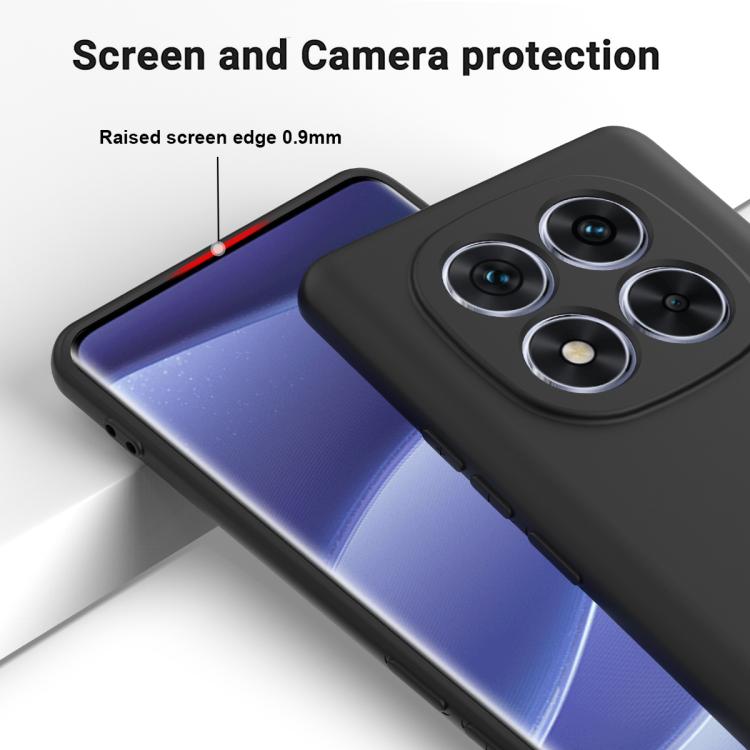 For Redmi Note 15 Pro 5G Global 163.6mm Solid Color Liquid Silicone Dropproof Full Coverage Phone Case