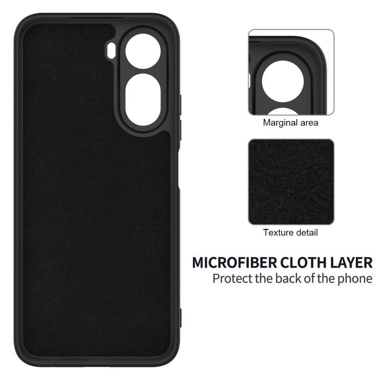 For Redmi A7 Pro 171mm / Poco C85x 5G Solid Color Liquid Silicone Dropproof Full Coverage Phone Case