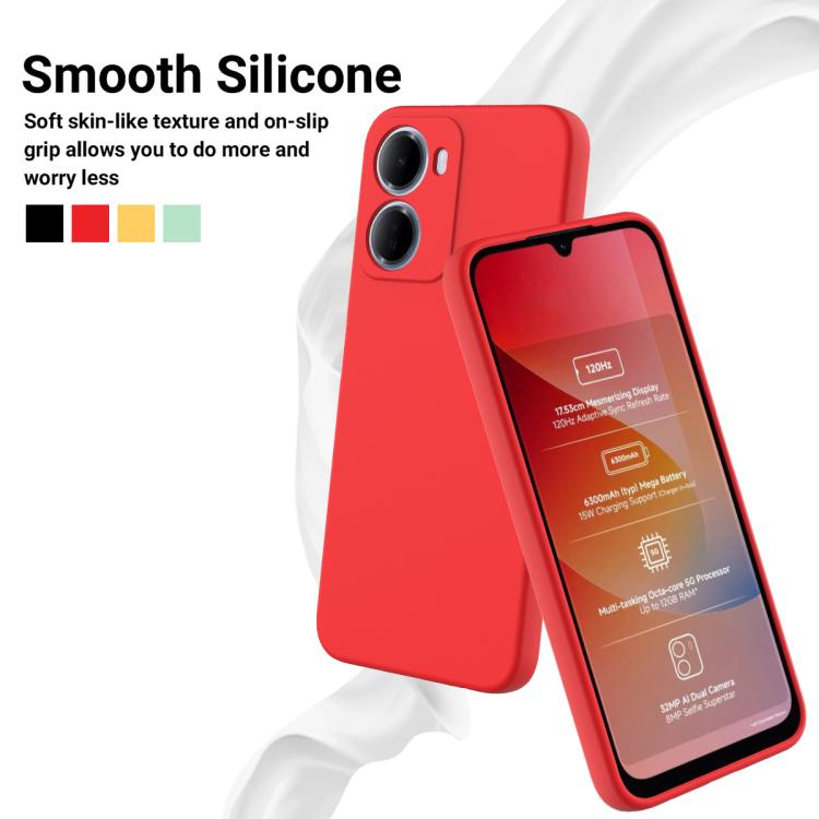 For Redmi 15a 5G / R70 5G / R70m 5G Solid Color Liquid Silicone Dropproof Full Coverage Phone Case