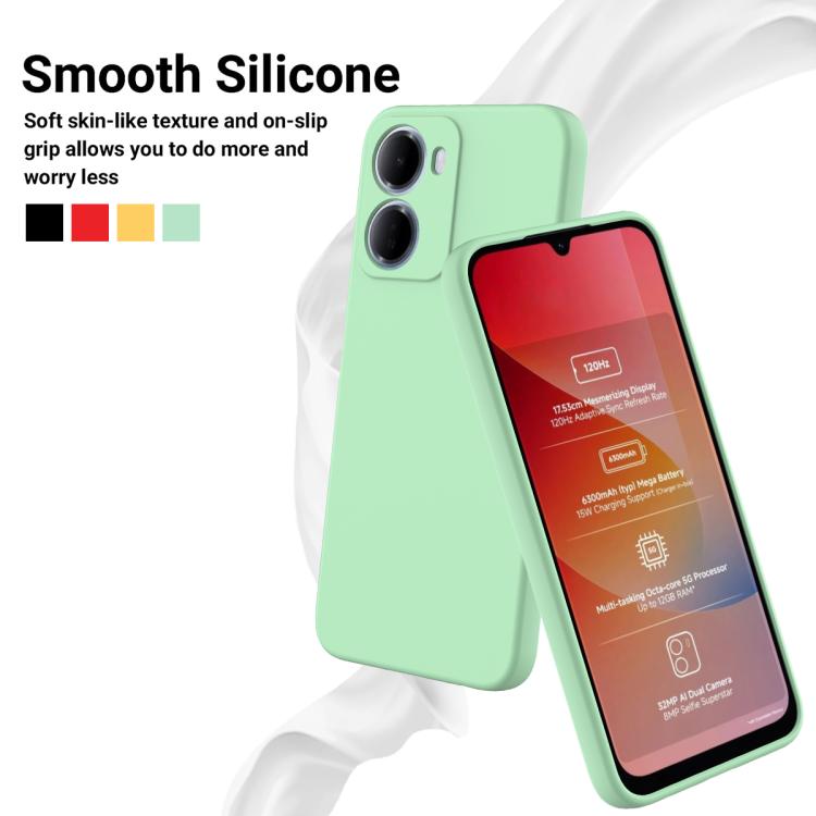 For Redmi 15a 5G / R70 5G / R70m 5G Solid Color Liquid Silicone Dropproof Full Coverage Phone Case
