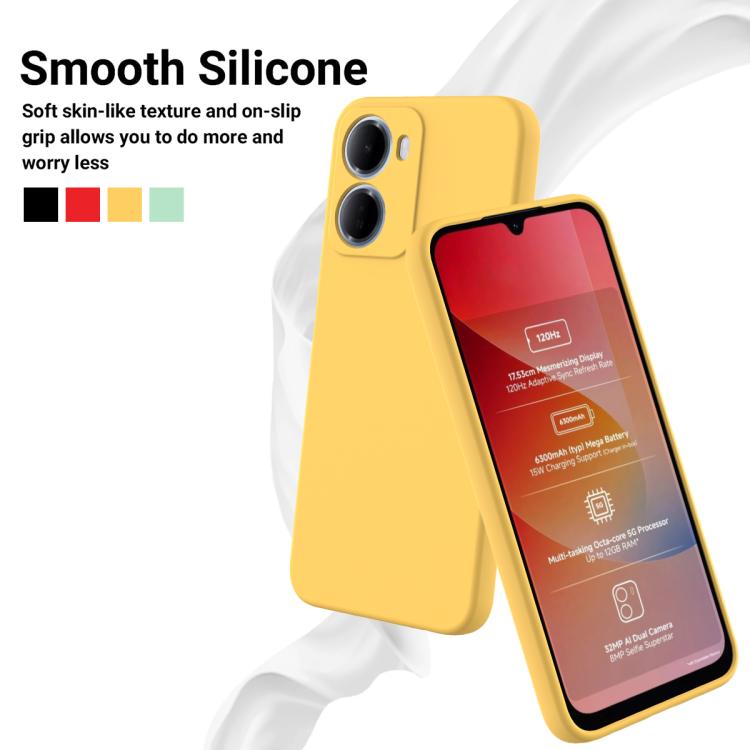For Redmi 15a 5G / R70 5G / R70m 5G Solid Color Liquid Silicone Dropproof Full Coverage Phone Case