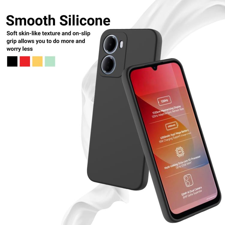 For Redmi 15a 5G / R70 5G / R70m 5G Solid Color Liquid Silicone Dropproof Full Coverage Phone Case