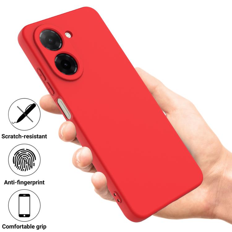 For Redmi A7 4G / Poco C81x 4G Solid Color Liquid Silicone Dropproof Full Coverage Phone Case