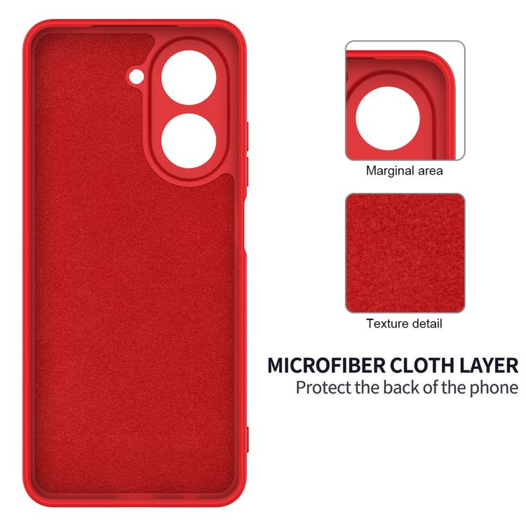 For Redmi A7 4G / Poco C81x 4G Solid Color Liquid Silicone Dropproof Full Coverage Phone Case