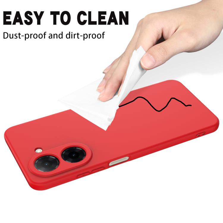 For Redmi A7 4G / Poco C81x 4G Solid Color Liquid Silicone Dropproof Full Coverage Phone Case