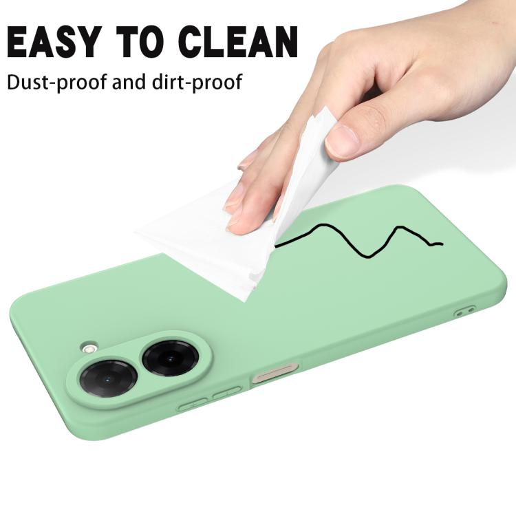 For Redmi A7 4G / Poco C81x 4G Solid Color Liquid Silicone Dropproof Full Coverage Phone Case