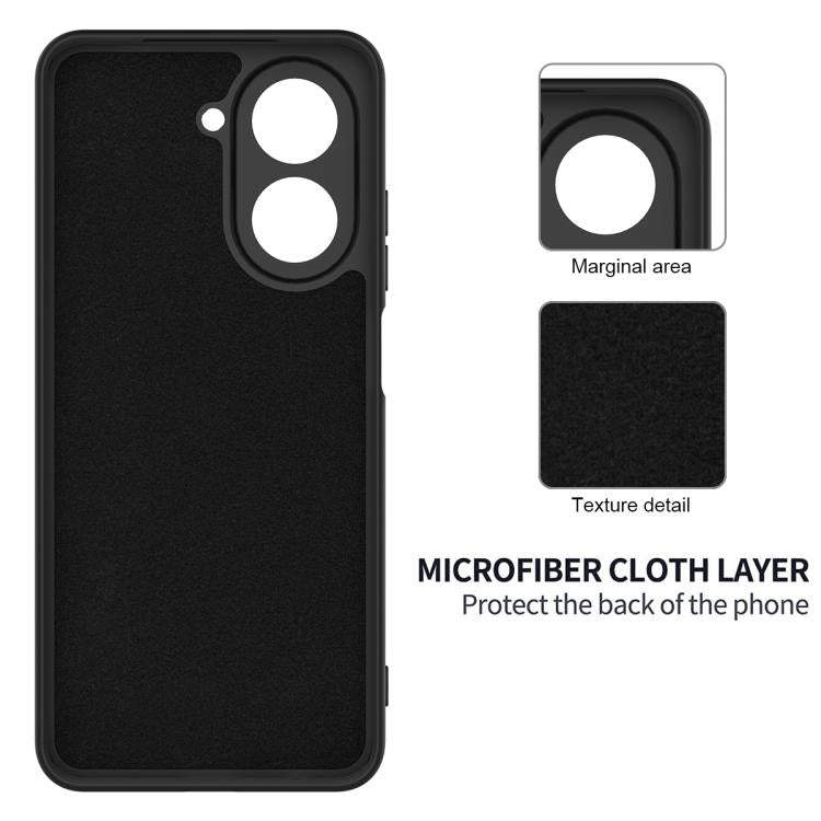 For Redmi A7 4G / Poco C81x 4G Solid Color Liquid Silicone Dropproof Full Coverage Phone Case