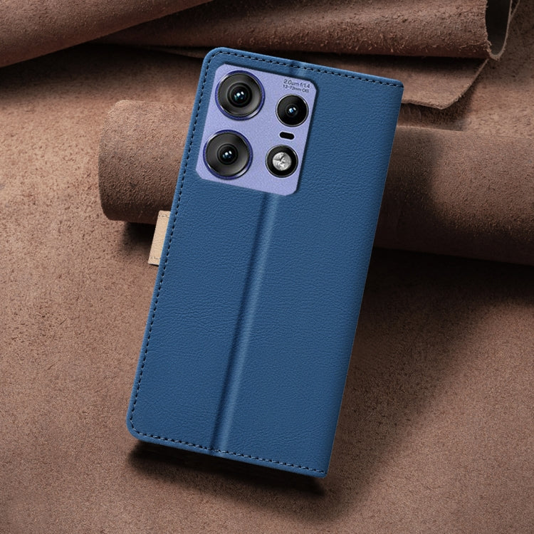 For Motorola Edge 50 Pro 5G Color Matching RFID Anti-theft Leather Phone Case