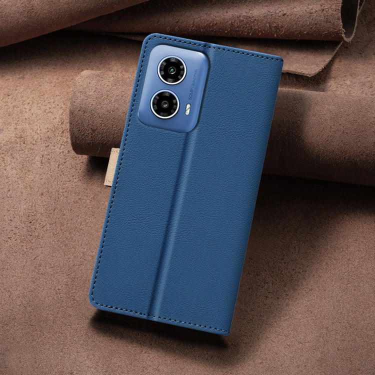 For Motorola Moto G34 5G / G45 5G Color Matching RFID Anti-theft Leather Phone Case