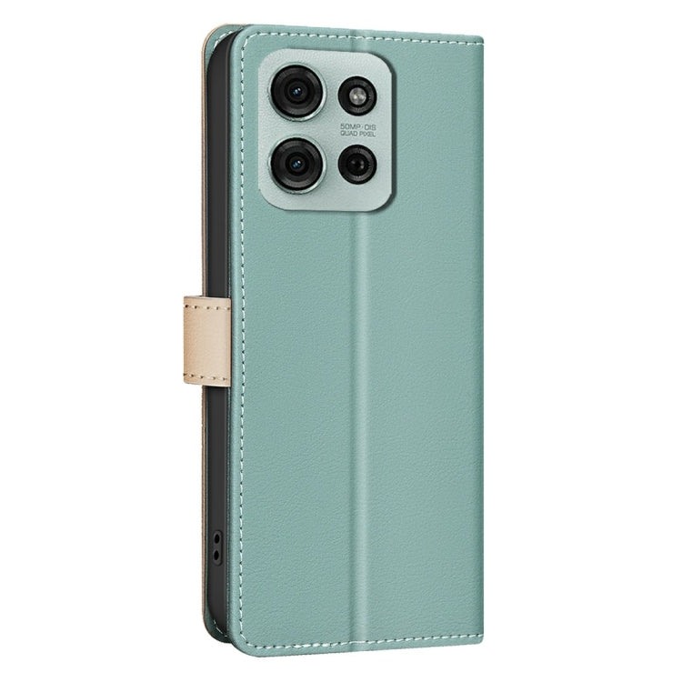 For Motorola Moto G75 5G Color Matching RFID Anti-theft Leather Phone Case