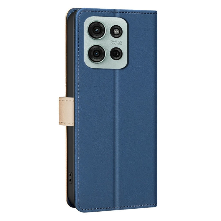 For Motorola Moto G75 5G Color Matching RFID Anti-theft Leather Phone Case