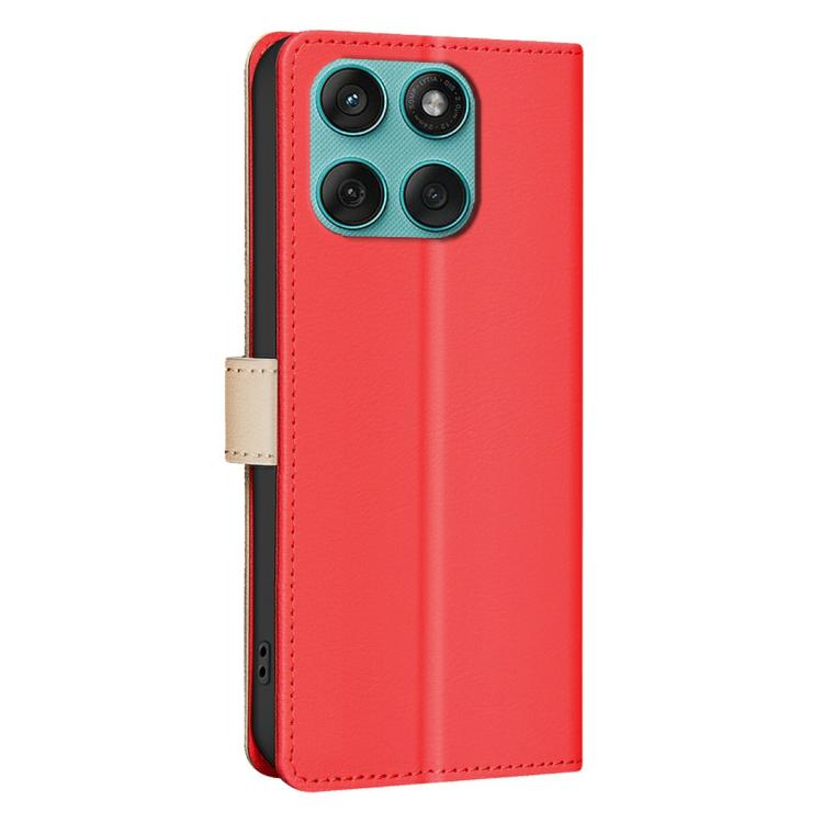 For Motorola Edge 60 Fusion Color Matching RFID Anti-theft Leather Phone Case