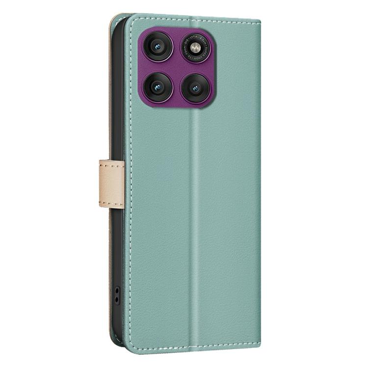 For Motorola Edge 60 Pro Color Matching RFID Anti-theft Leather Phone Case