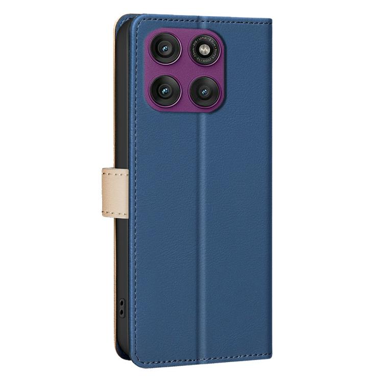 For Motorola Edge 60 Pro Color Matching RFID Anti-theft Leather Phone Case