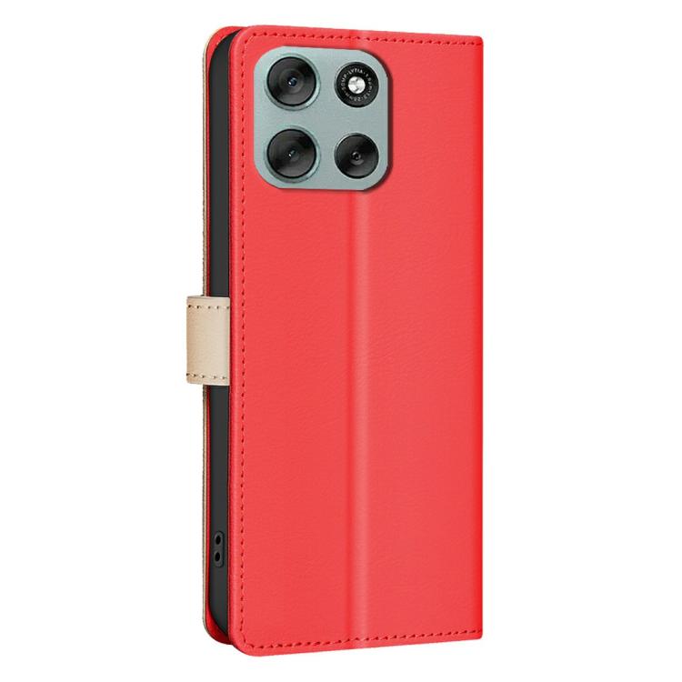For Motorola Moto G56 5G Color Matching RFID Anti-theft Leather Phone Case