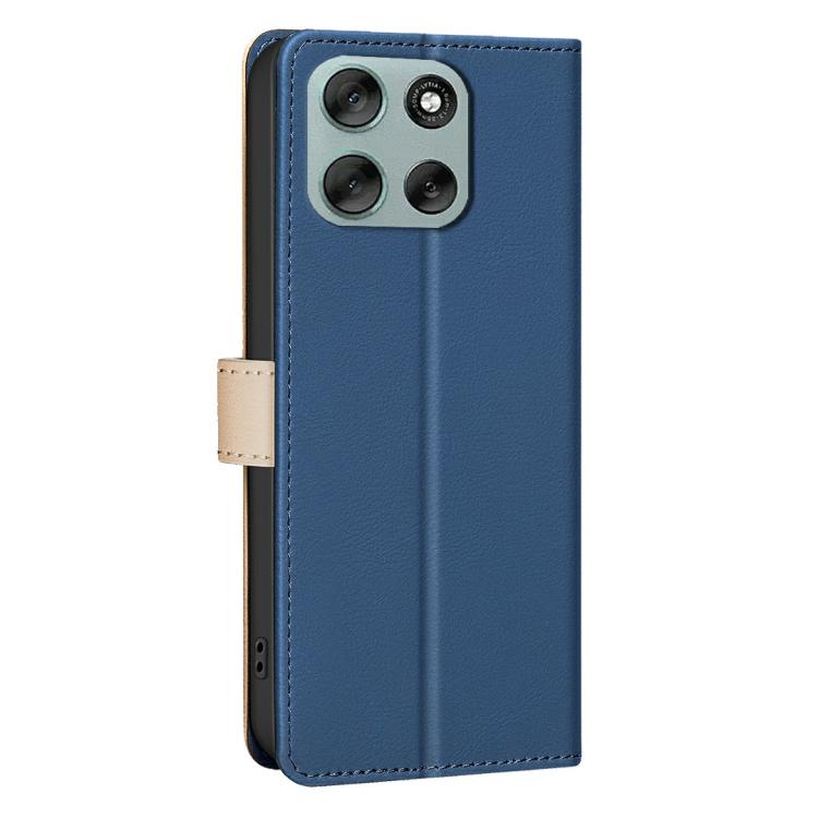 For Motorola Moto G56 5G Color Matching RFID Anti-theft Leather Phone Case
