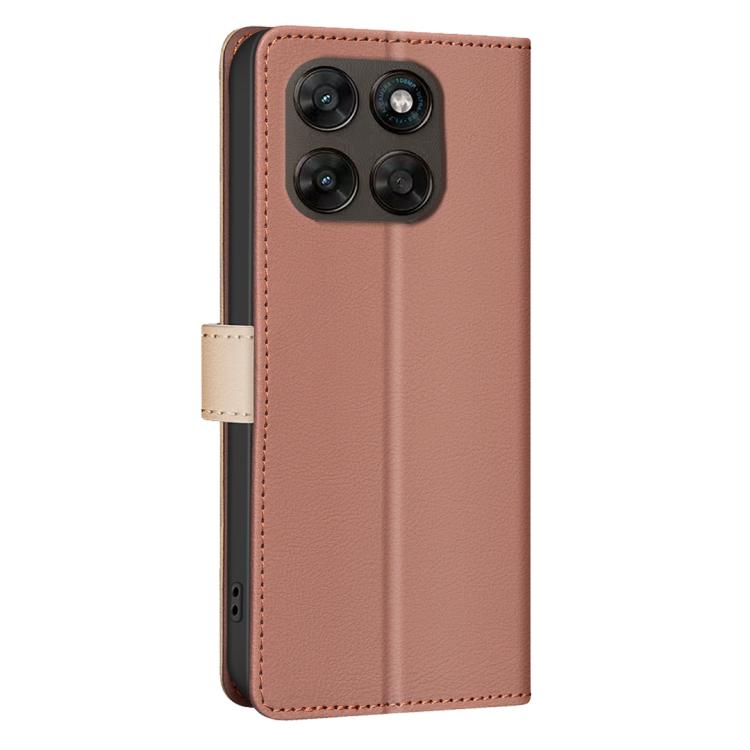 For Motorola Moto G67 5G / G77 5G Color Matching RFID Anti-theft Leather Phone Case