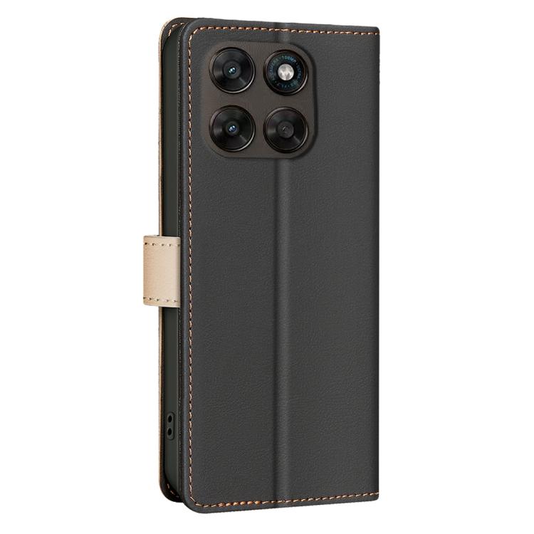 For Motorola Moto G67 5G / G77 5G Color Matching RFID Anti-theft Leather Phone Case